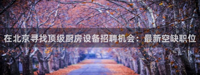 Z6尊龙凯时登录：在北京寻找顶级厨房设备招聘机会：最新空缺职