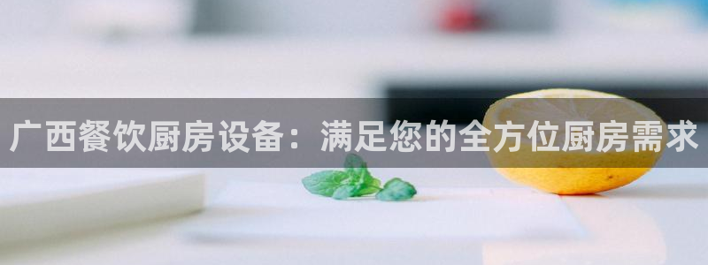 尊龙人生就是博电脑版：广西餐饮厨房设备：满足您的全方位厨房需