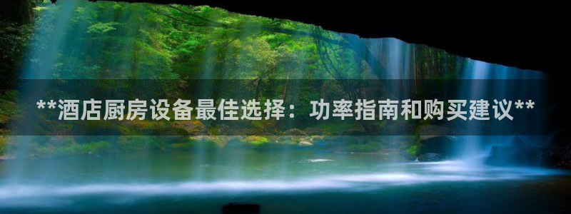 尊龙人生就是博中国区：**酒店厨房设备最