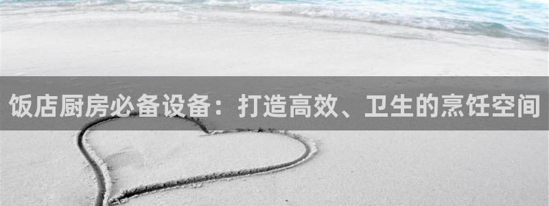 尊龙400：饭店厨房必备设备：打造高效、