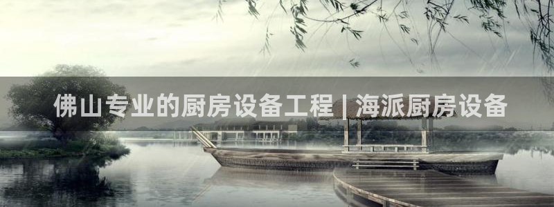 凯时游戏官方网站： 佛山专业的厨房设备工程 | 海派厨房设备