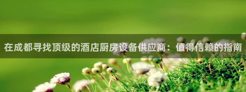 尊龙凯时网站赌愽做假吗：在成都寻找顶级的酒店厨房设备供应商：