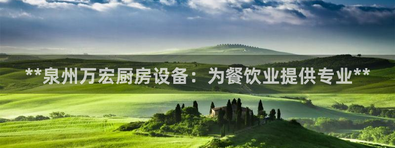 尊龙凯时代理：**泉州万宏厨房设备：为餐饮业提供专业**