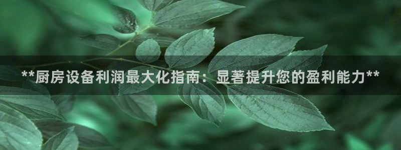 凯时尊龙官网网址：**厨